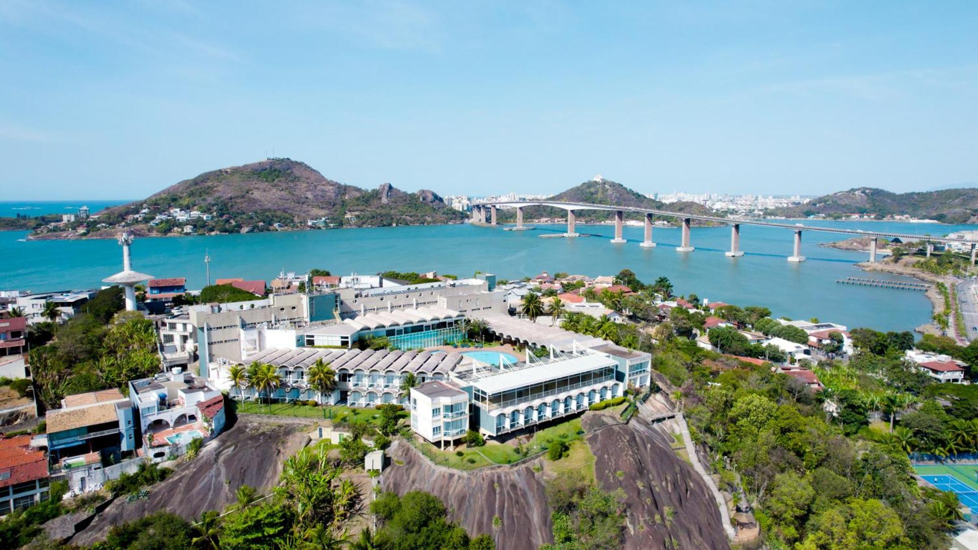 Hotel Senac Ilha Do Boi 비토리아 외부 사진 Aerial view of the hotel